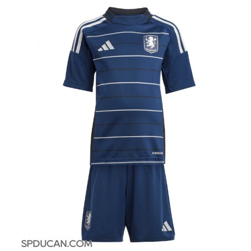 Dječji Nogometni Dres Aston Villa Rezervni 2024-25 Kratak Rukav (+ Kratke hlače)